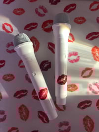 Image 1 of Lipstick Kiss Microphone Prop