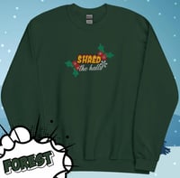 Image 2 of “Shred the Halls” - Skateboarding Christmas Jumper