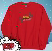Image 4 of “Shred the Halls” - Skateboarding Christmas Jumper