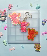 Image 1 of LPS dragon  #2484 Keychain & sticker