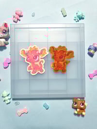 Image 3 of LPS dragon  #2484 Keychain & sticker