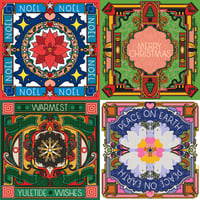 Image 1 of Christmas Cards 2024 Collection Mixed Pack - Pack of 4, Pack of 8