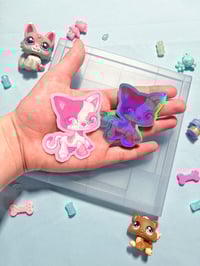 Image 4 of LPS pink shorthair #2291 stickers