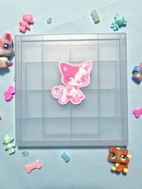 Image 2 of LPS pink shorthair #2291 stickers 