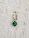 Charms PEARL // Malachite synthétique 