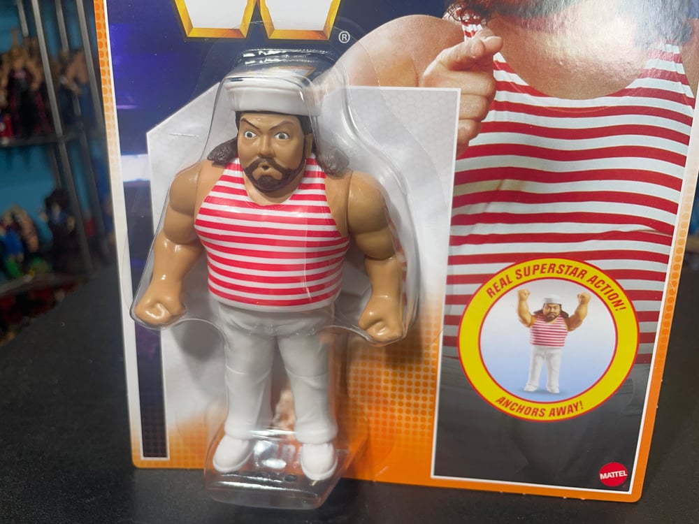 WWE Wrestling Mattel Retro Series 13 Mattel Creations #3 Tugboat Figure