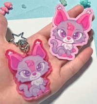 Image 4 of LPS wolfcat #1921 keychain & sticker 