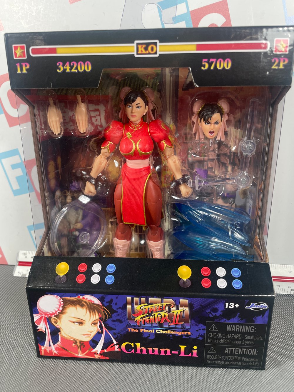 Jada Toys Street Fighter Chun-Li Red Variant Brand New Sealed Target Exclusive