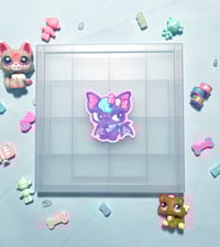 Image 1 of LPS punkiest bat sticker | pet shop matte sticker