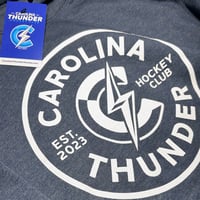 Image 2 of Denim Badge Hoodie