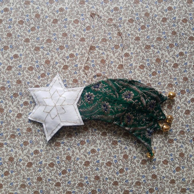 Image of Shooting star Christmas ornament 2