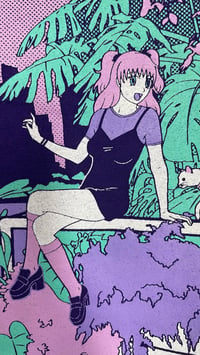 Image 5 of Dreamer Unisex Anime Vaporwave T-Shirt