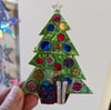 Christmas tree with presents.