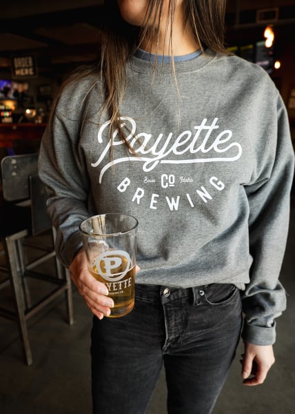 Image of Unisex Heather Gray Payette Crewneck