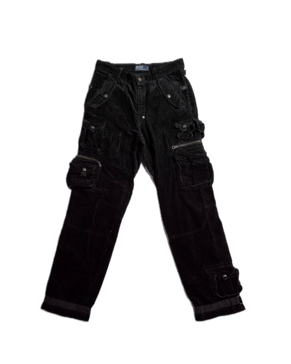 Polo Ralph Lauren 00’s Black Corduroy Cargo Pants 31
