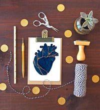 Image 1 of Carte Coeur Kintsugi