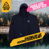 Image 1 of Setup® Racing ZipUp Hooded Sweatshirt