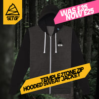 Image 1 of Setup® Temple 2Tone ZipUp Hoodie