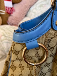 Image 4 of Gucci Sukey GG Canvas Bag Blue