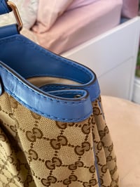 Image 5 of Gucci Sukey GG Canvas Bag Blue