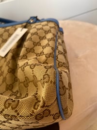Image 11 of Gucci Sukey GG Canvas Bag Blue