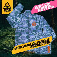 Image 1 of Setup® MTN Camo Lightweight Windbreaker