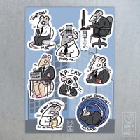 [ANIMALS?] - Corpo Rats  - Vinyl Sticker sheet