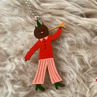 Image 1 of Festive Cat Decoration - Preorder!