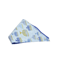 Menorah Light Blue - Dog Bandana