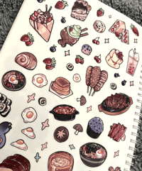 Image 2 of Food deco sticker sheets