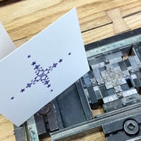 Image 3 of Letterpress snowflakes