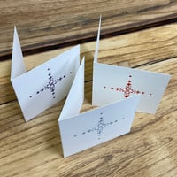 Image 1 of Letterpress snowflakes