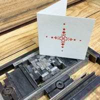Image 6 of Letterpress snowflakes