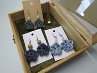 Image 1 of Handmade Crochet Earrings - Dangle Hook Earrings