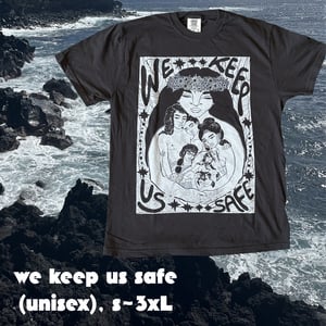 we keep us safe tee (black)