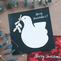 Image 1 of White Dove Christmas Card