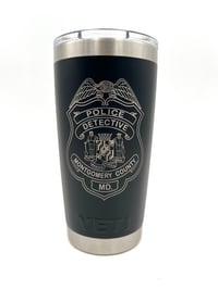 Image 1 of Montgomery County Police 20oz YETI Rambler Tumbler