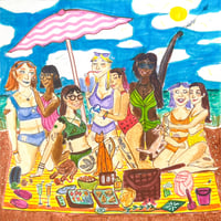 Image 1 of Beach Picnic - Art Print