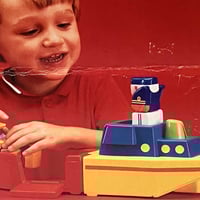 Image 1 of Bateau transformable Doubles Mattel stock neuf années 80