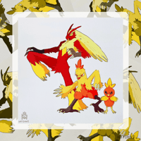 Image 1 of BLAZIKEN - PRINT 