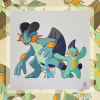 Image 1 of SWAMPERT - PRINT