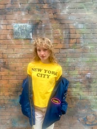 Image 7 of Goddess Babe Embroidery Patch Flight Jacket 🩷🩷💙🧡