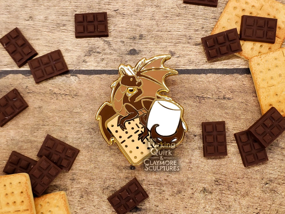 S'mores Dragon Enamel Pin