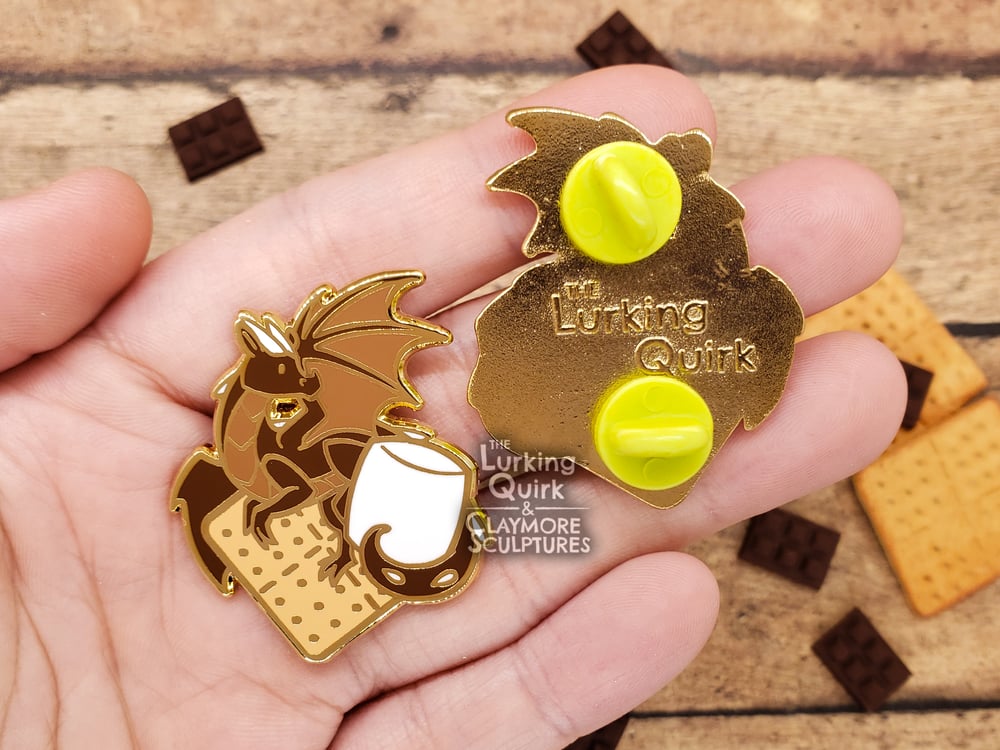 S'mores Dragon Enamel Pin