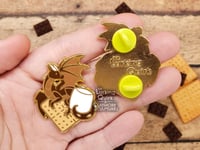 Image 3 of S'mores Dragon Enamel Pin