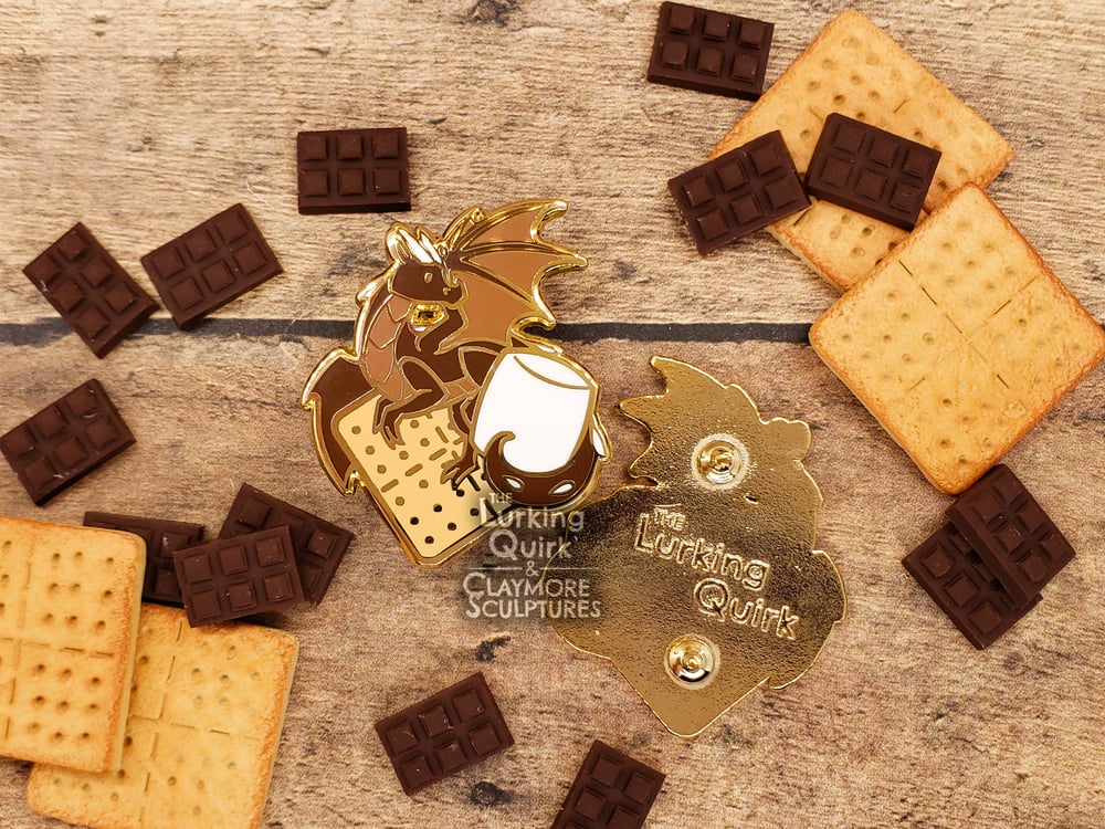 S'mores Dragon Enamel Pin