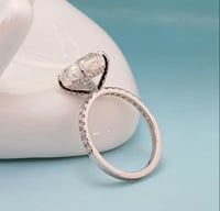Image 3 of Alaia Square Cushion Cut 5 Carat Lab Diamond Ring
