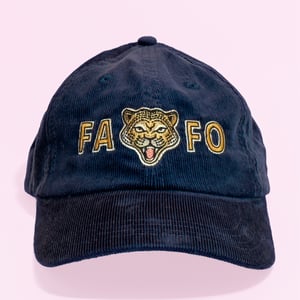 FAFO Leopard Vintage corduroy cap