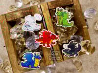 Image 1 of Mini Wooden Dragon Pins