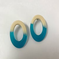 Image 1 of NEW tidal dipped hoops